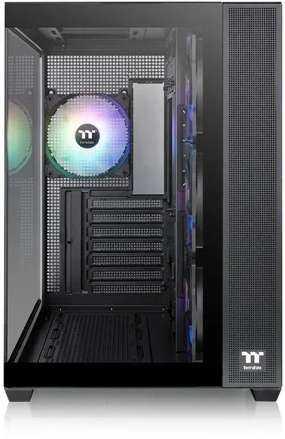 Корпус Thermaltake View 380 TG ARGB черный без БП ATX 6x120mm 2x140mm 1x200mm 2xUSB3.0 audio bott PSU - фото 2