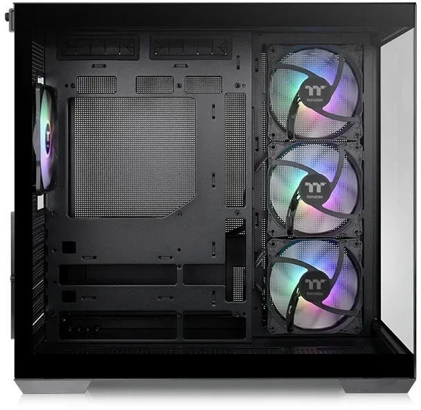 Корпус Thermaltake View 380 TG ARGB черный без БП ATX 6x120mm 2x140mm 1x200mm 2xUSB3.0 audio bott PSU - фото 3