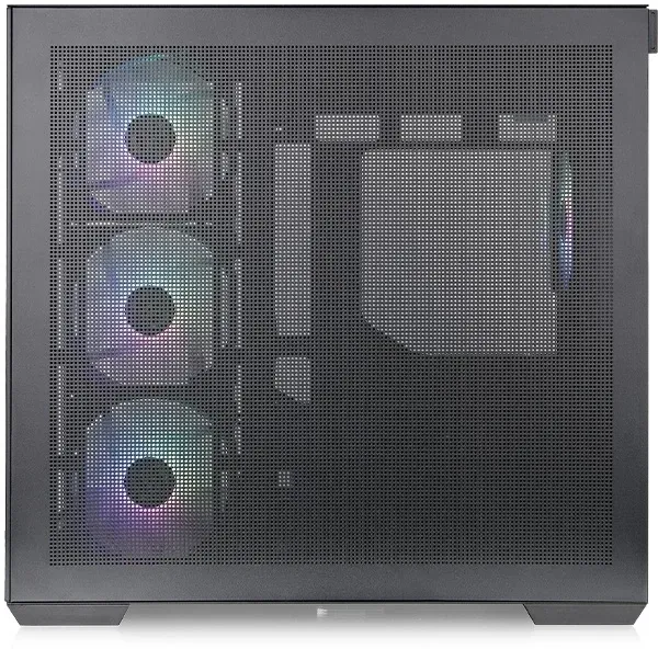 Корпус Thermaltake View 380 TG ARGB черный без БП ATX 6x120mm 2x140mm 1x200mm 2xUSB3.0 audio bott PSU - фото 4