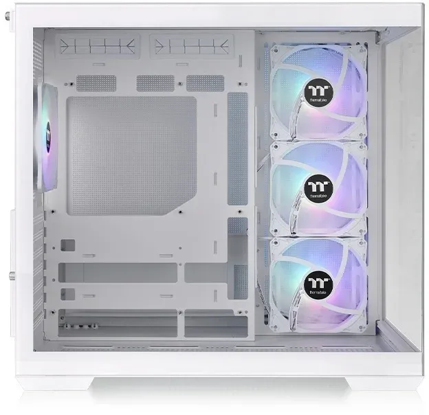 Корпус Thermaltake View 380 TG ARGB Snow белый без БП ATX 6x120mm 2x140mm 1x200mm 2xUSB3.0 audio bott PSU - фото 3