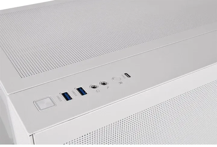 Корпус Thermaltake View 380 TG ARGB Snow белый без БП ATX 6x120mm 2x140mm 1x200mm 2xUSB3.0 audio bott PSU - фото 6