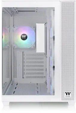 Корпус Thermaltake View 380 TG ARGB Snow белый без БП ATX 6x120mm 2x140mm 1x200mm 2xUSB3.0 audio bott PSU - фото 8