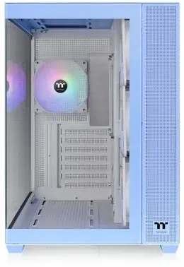 Корпус Thermaltake View 380 TG ARGB Hydrangea синий без БП ATX 6x120mm 2x140mm 1x200mm 2xUSB3.0 audio bott PSU - фото 8