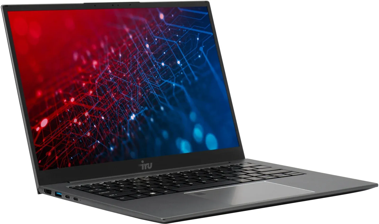 Ноутбук IRU Planio 14INP N-series N100 8Gb SSD256Gb Intel UHD Graphics 14 IPS FHD 1920x1080 FreeDOS grey WiFi BT Cam 5000mAh 2023733 - фото 2