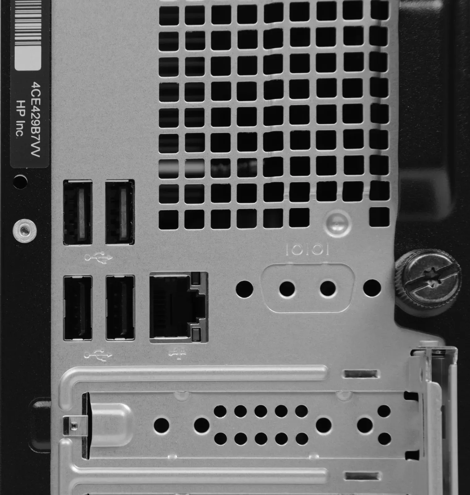 ПК HP Pro 290 G9 SFF i3 13100 3.4 8Gb SSD256Gb UHDG 730 FreeDOS GbitEth 180W kb мышь клавиатура черный 883N3EA - фото 7