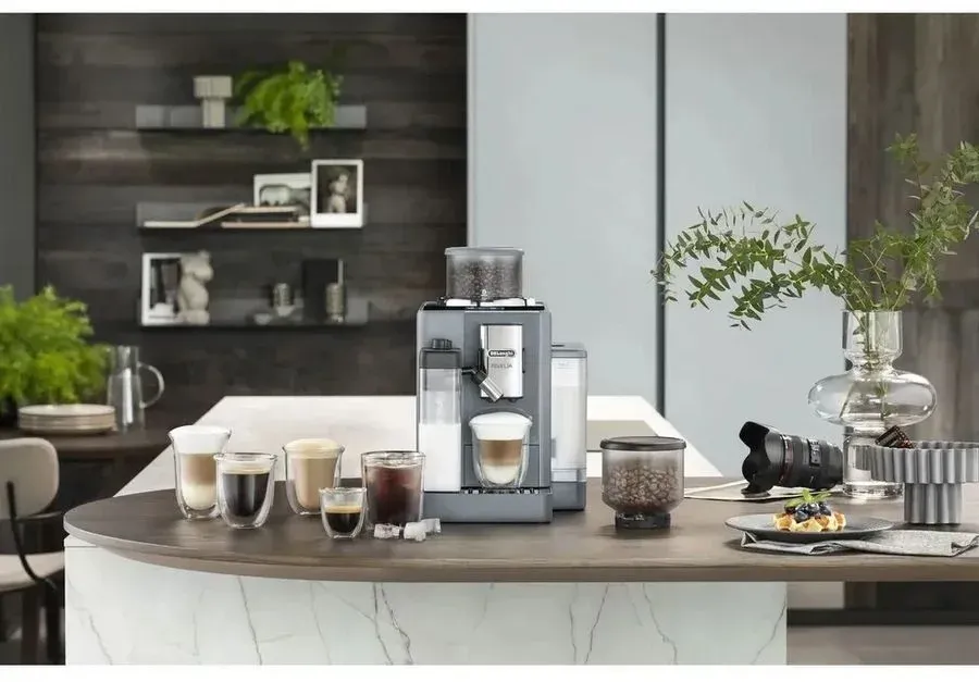 Кофемашина Delonghi Rivelia EXAM440.55.G 1450Вт серый - фото 6