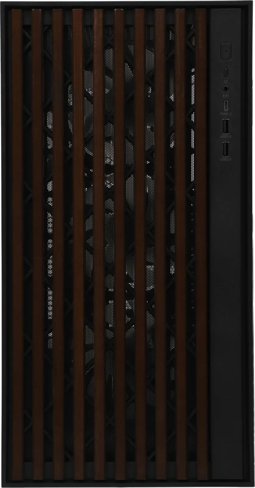 Корпус Formula TimberLine T0 черный без БП ATX 6x120mm 6x140mm 2xUSB3.0 audio bott PSU - фото 8