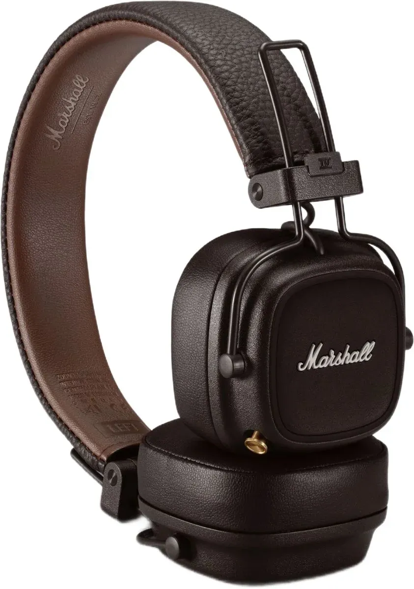 Гарнитура накладные Marshall Major IV коричневый беспроводные bluetooth оголовье MAJOR IV BROWN - фото 3