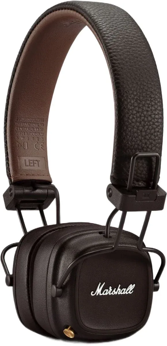 Гарнитура накладные Marshall Major IV коричневый беспроводные bluetooth оголовье MAJOR IV BROWN - фото 5