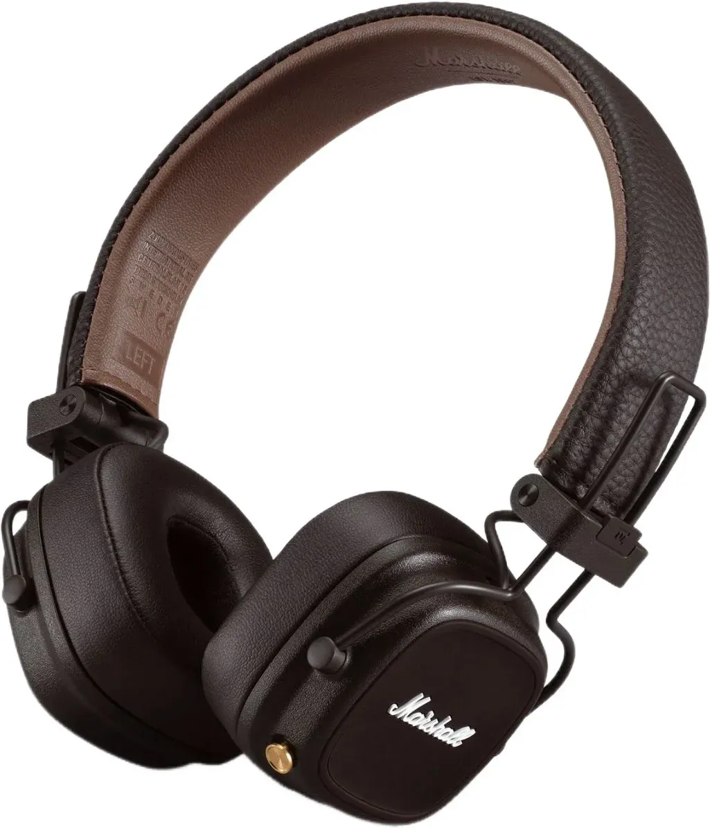 Гарнитура накладные Marshall Major IV коричневый беспроводные bluetooth оголовье MAJOR IV BROWN - фото 6
