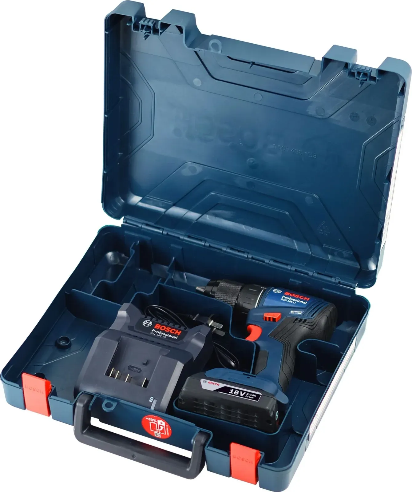 Дрель-шуруповерт Bosch GSR 185-LI аккум. патрон:быстрозажимной 06019K3005 - фото 2