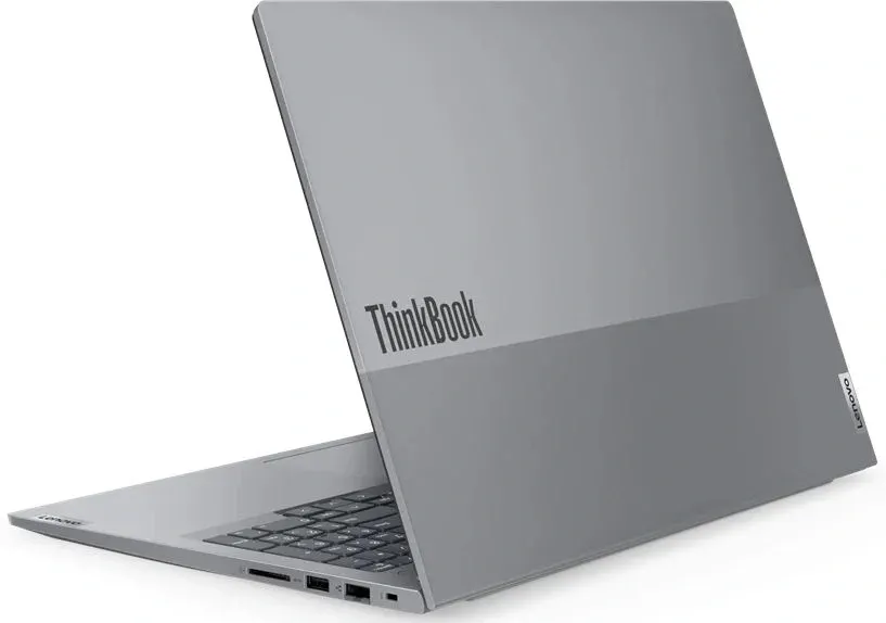 Ноутбук Lenovo Thinkbook 16 G6 IRL Core i5 1335U 8Gb SSD512Gb Intel Iris Xe graphics 16 IPS WUXGA 1920x1200 без ОС grey WiFi BT Cam Bag 21KH0036AK - фото 2