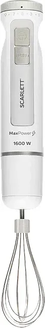 Блендер погружной Scarlett SC-HB42F29 1600Вт белый/серебристый - фото 3