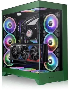 Корпус Thermaltake CTE E660MX Racing зеленый без БП E-ATX 13x120mm 11x140mm 2xUSB3.0 audio bott PSU - фото 7