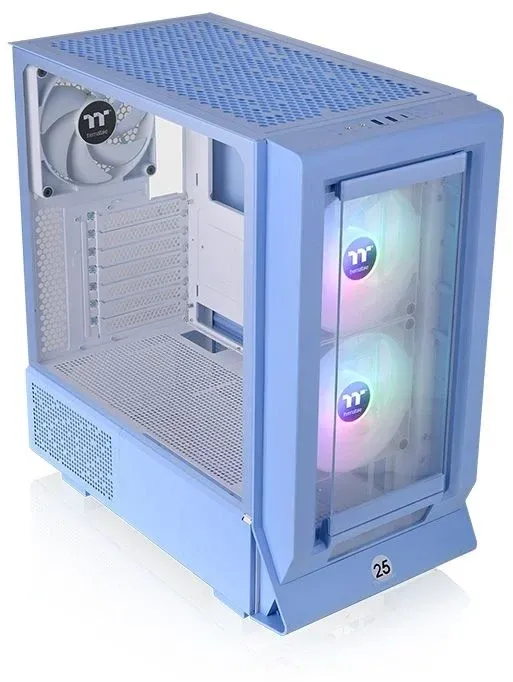 Корпус Thermaltake Ceres 350 MX Hydrangea голубой без БП E-ATX 2x140mm 2xUSB3.0 audio bott PSU - фото 3