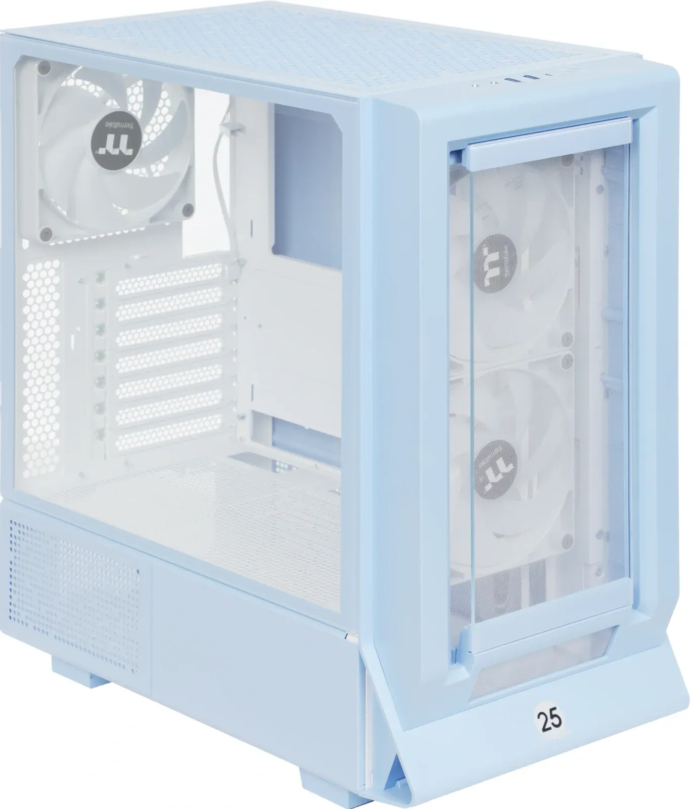 Корпус Thermaltake Ceres 350 MX Hydrangea голубой без БП E-ATX 2x140mm 2xUSB3.0 audio bott PSU - фото 5