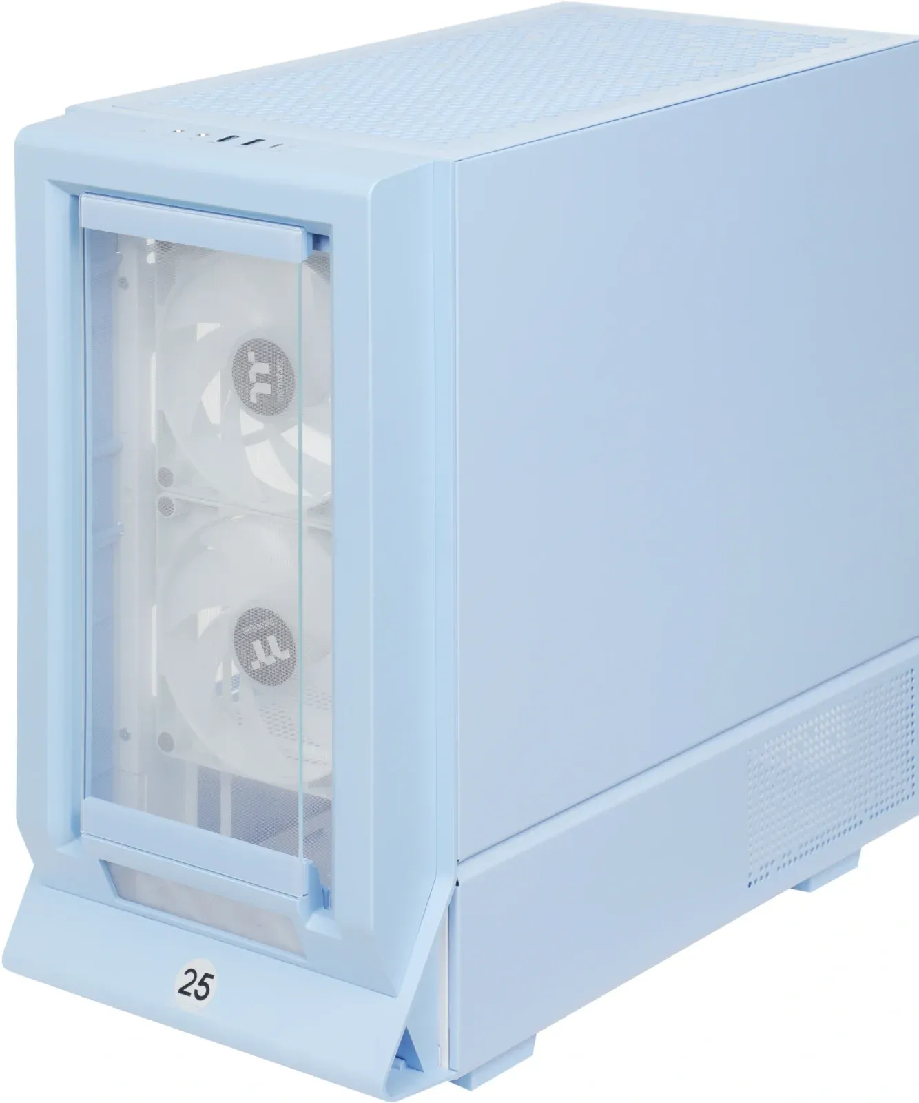 Корпус Thermaltake Ceres 350 MX Hydrangea голубой без БП E-ATX 2x140mm 2xUSB3.0 audio bott PSU - фото 6
