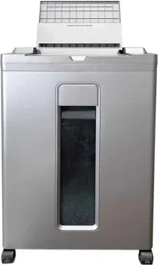 Шредер Office Kit SA200 1,9х10 серый/черный с автоподачей секр.P-5 фрагменты 200лист. 23лтр. пл.карты - фото 6