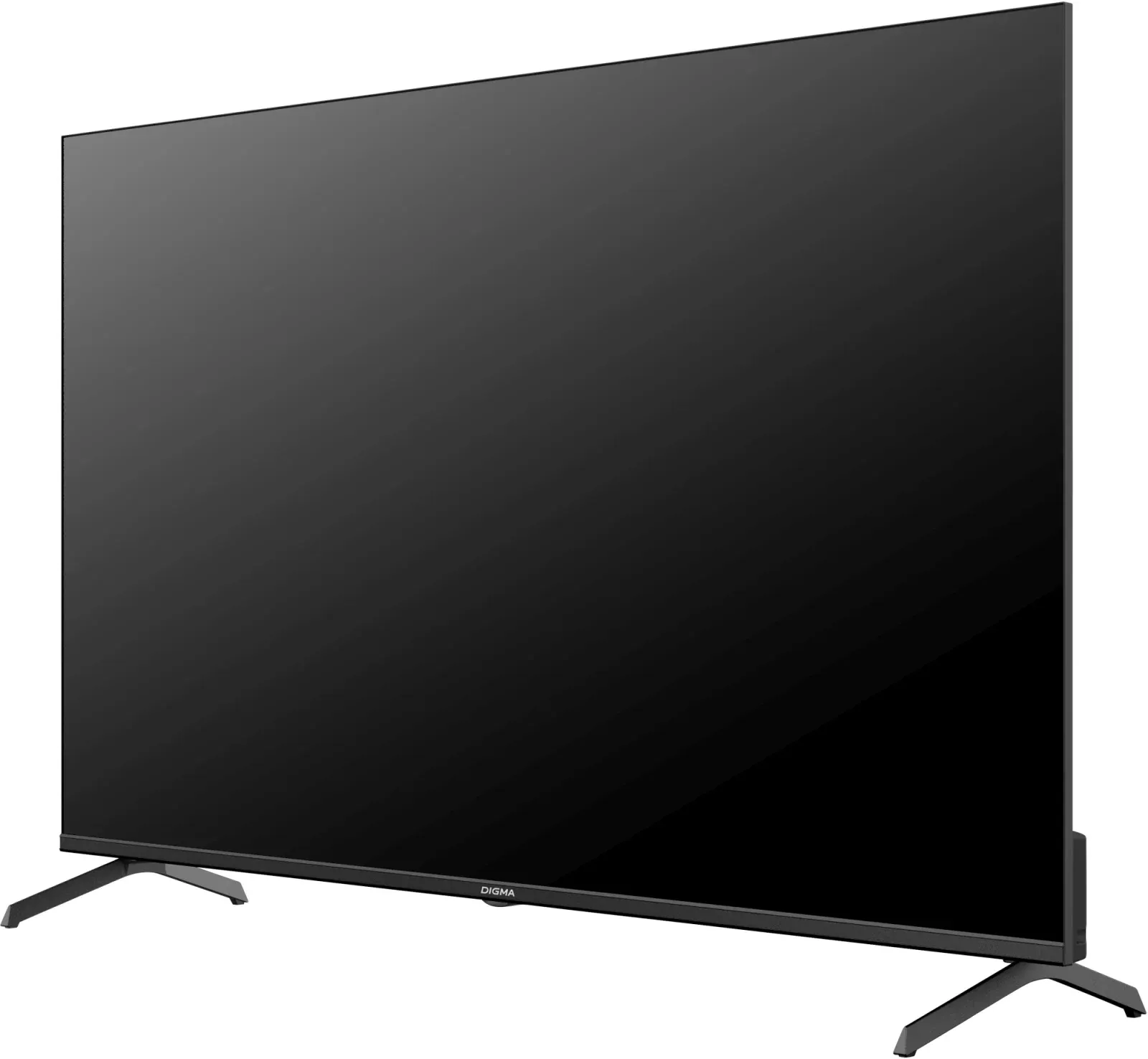 Телевизор QLED Digma 50 DM-LED50UQB31 Google TV Frameless Metal черный/черный 4K Ultra HD 60Hz MEMC DVB-T DVB-T2 DVB-C DVB-S DVB-S2 USB WiFi Smart TV - фото 3
