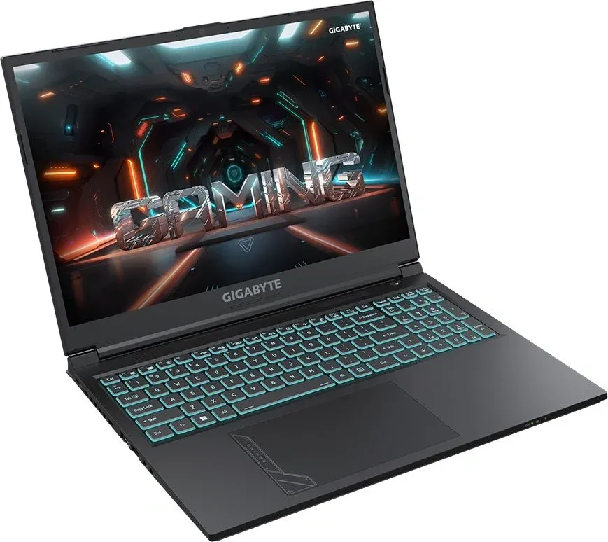 Ноутбук Gigabyte G6 Core i7 13620H 16Gb SSD1Tb NVIDIA GeForce RTX4060 8Gb 16 IPS FHD+ 1920x1200 FreeDOS black WiFi BT Cam KF-H3KZ854KD - фото 3