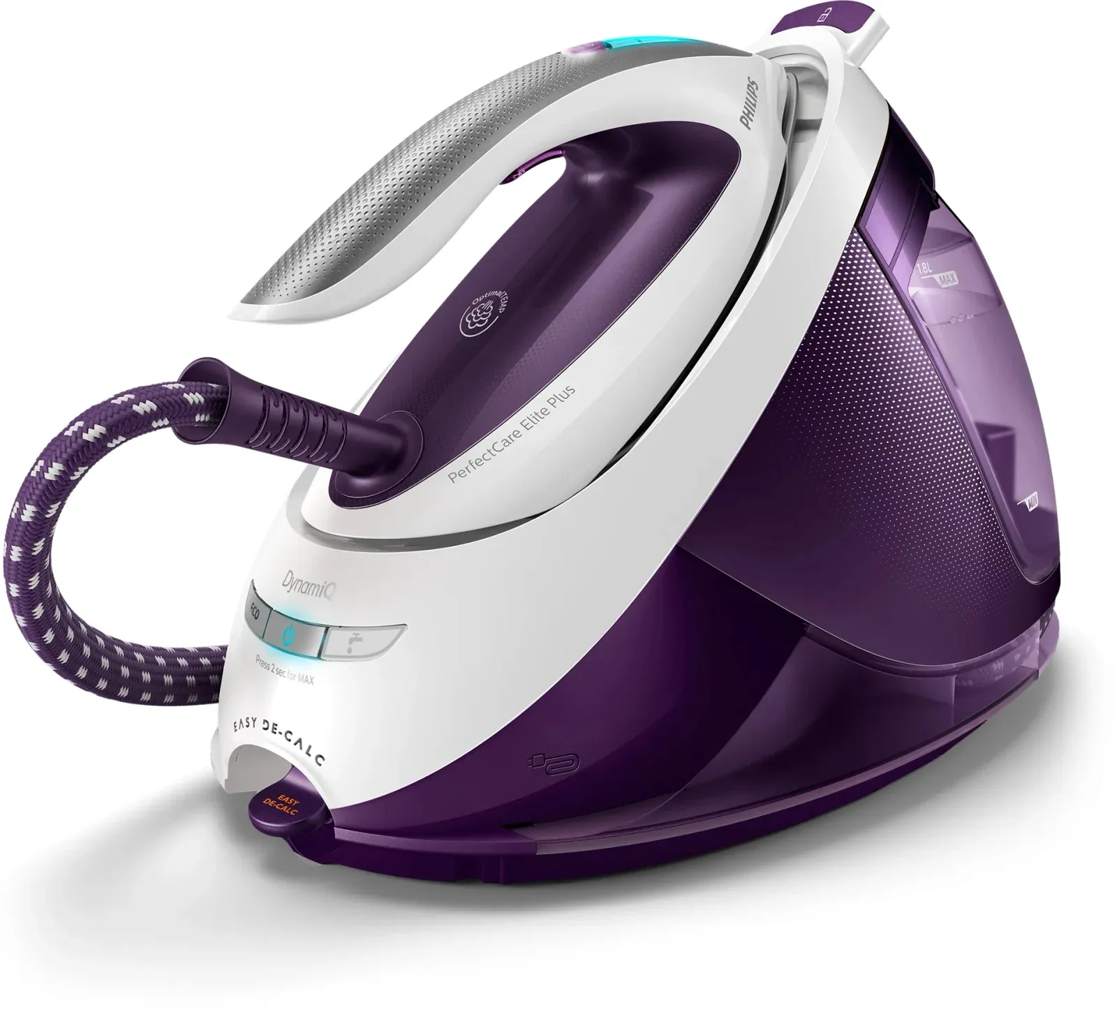 Парогенератор Philips GC9660/30 2700Вт фиолетовый/белый - фото 4