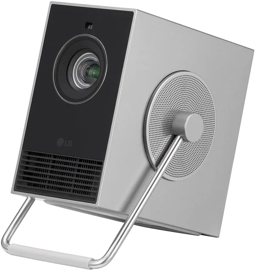 Проектор LG CineBeam Q DLP 500Lm ANSI 3840x2160 450000:1 ресурс лампы:20000часов 1xHDMI 1.49кг, серебристый - фото 5