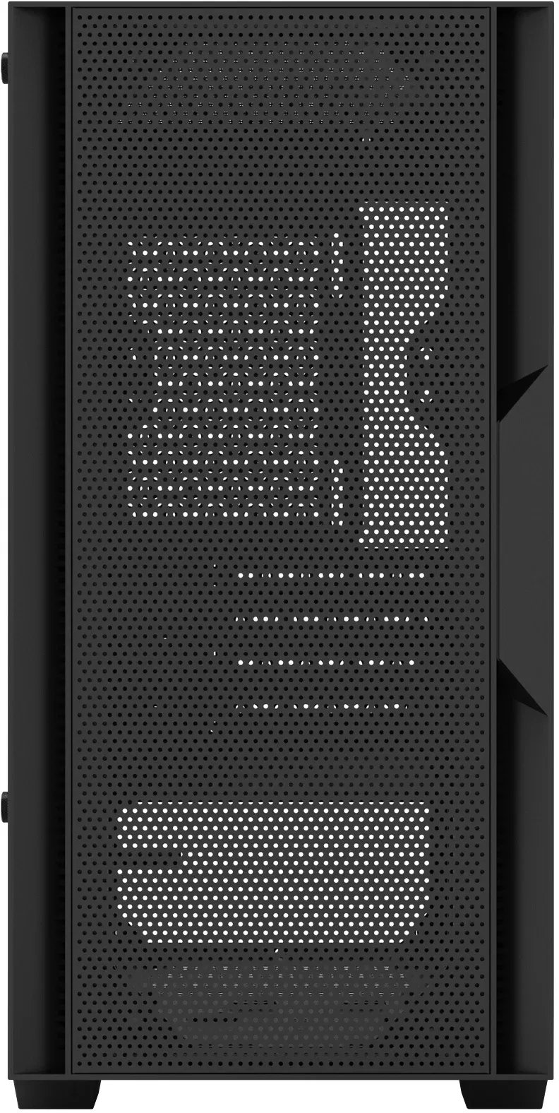 Корпус Оклик OCC-MN307 черный без БП mATX 8x120mm 2xUSB2.0 1xUSB3.0 audio bott PSU - фото 8
