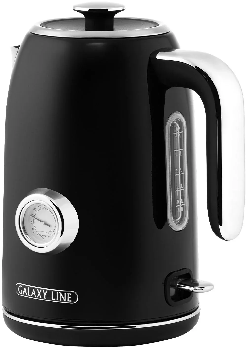 Чайник электрический Galaxy Line GL 0350 1.7л. 2200Вт черный корпус: нерж.сталь ГЛ0350Л - фото 3