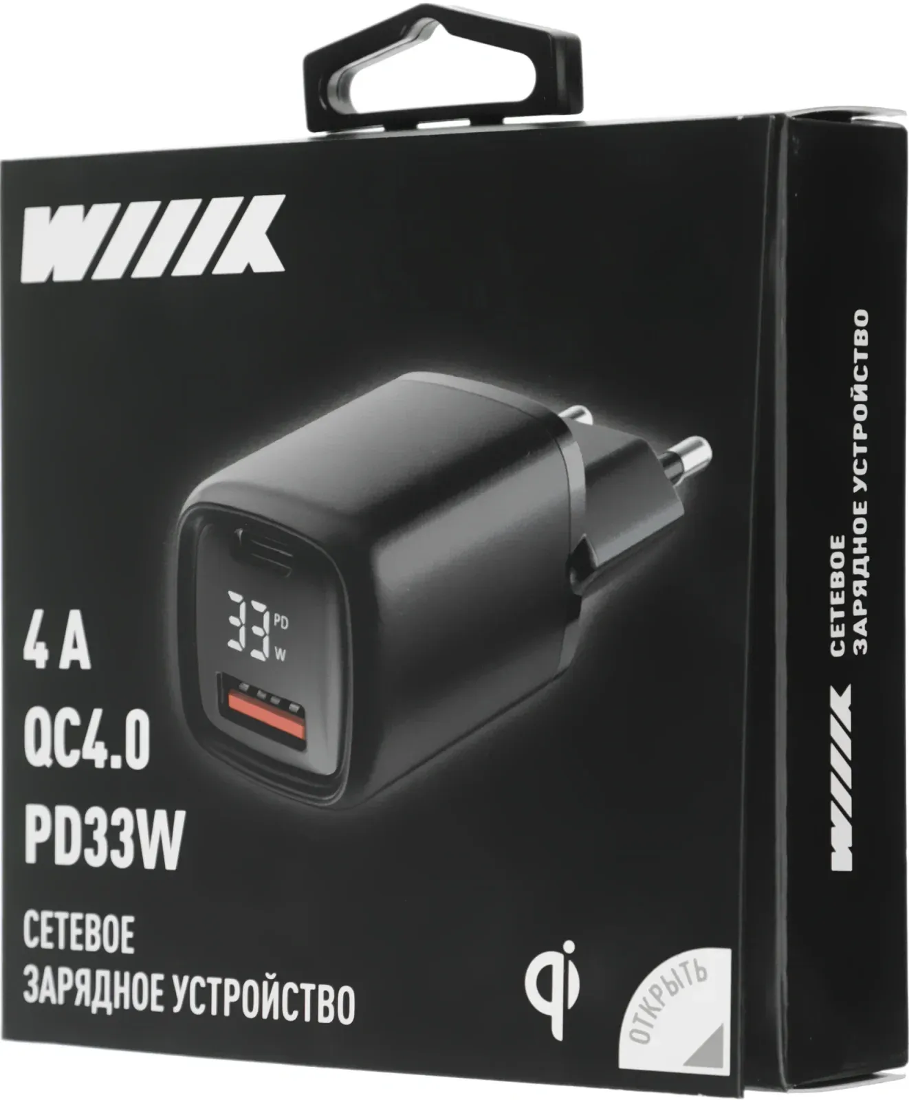 Сетевое зар./устр. Wiiix UNNK-4-2-24QCPD-FAST 15W 2.4A PD+QC USB-A универсальное черный - фото 5