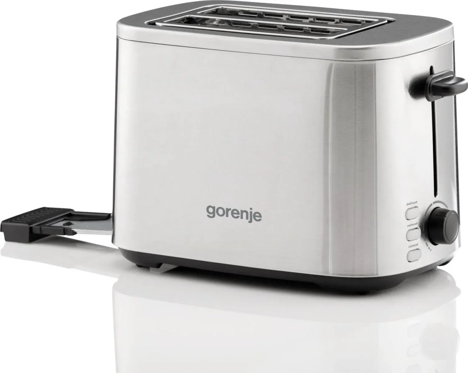 Тостер Gorenje T800DS 850Вт нержавеющая сталь - фото 8
