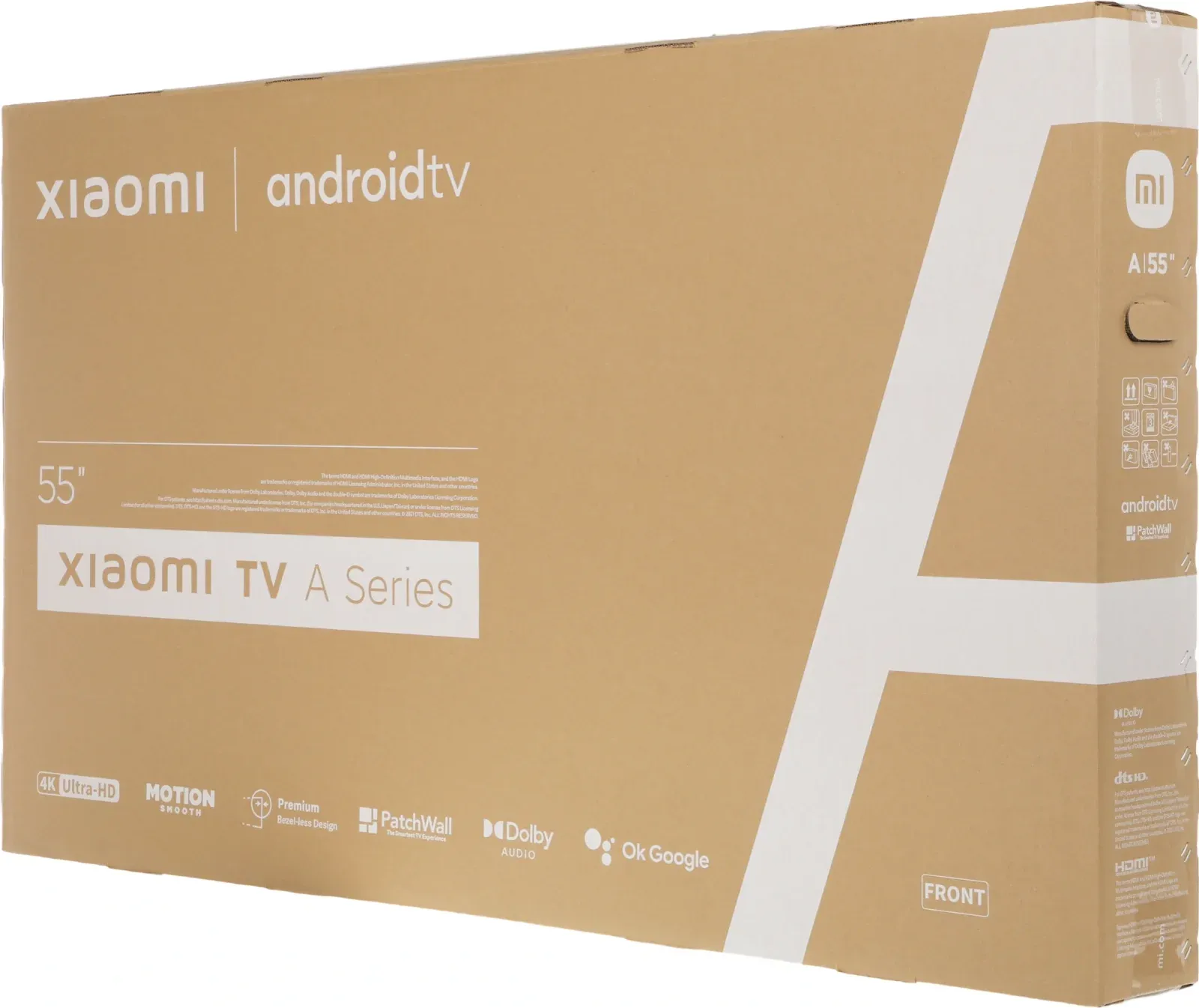 Телевизор LED Xiaomi 55 MI TV A 55 2025 Frameless черный 4K Ultra HD 60Hz DVB-T2 DVB-C DVB-S2 USB WiFi Smart TV - фото 8