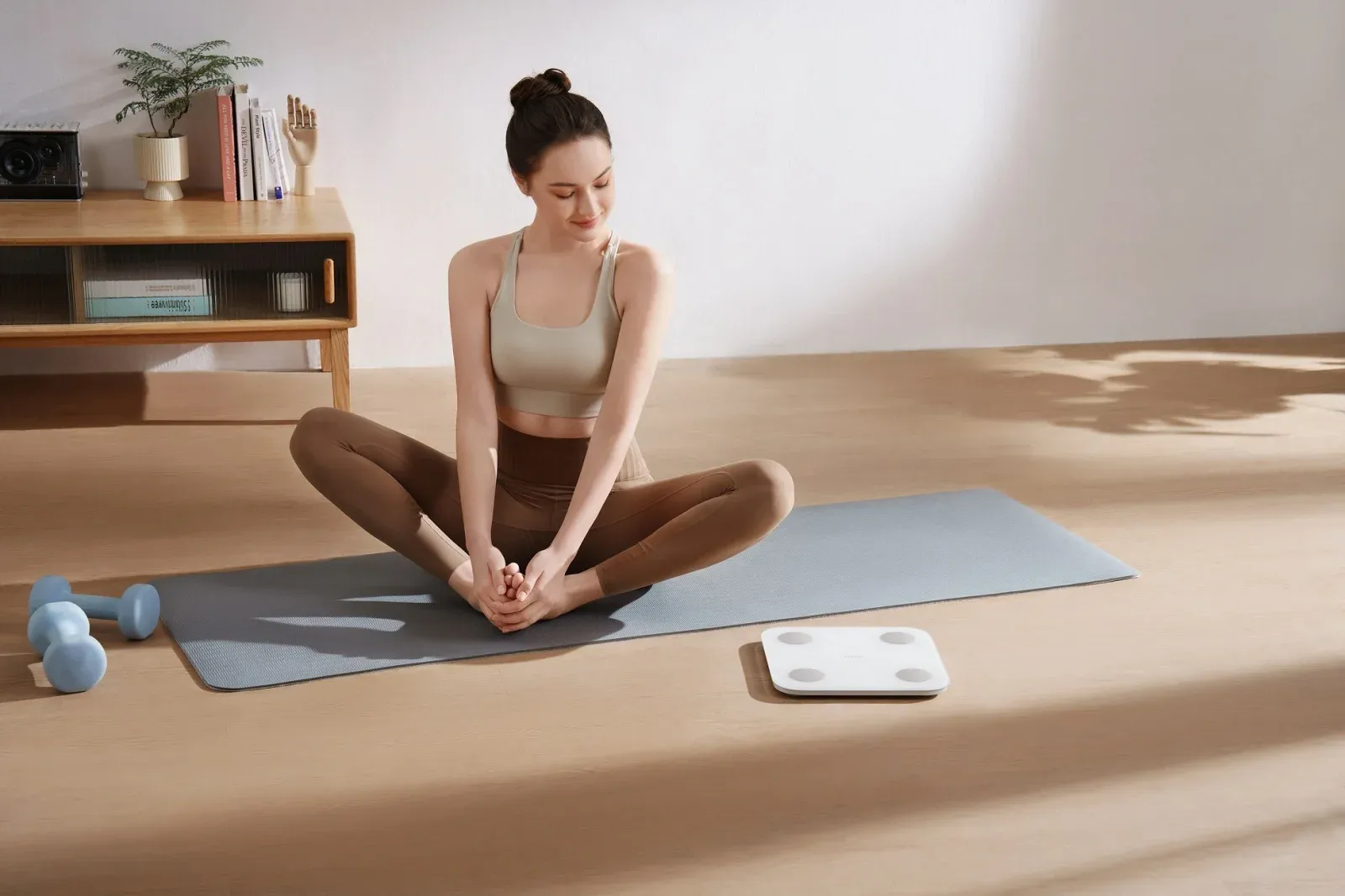 Весы напольные электронные Xiaomi Body Composition Scale S400 макс.150кг белый - фото 7