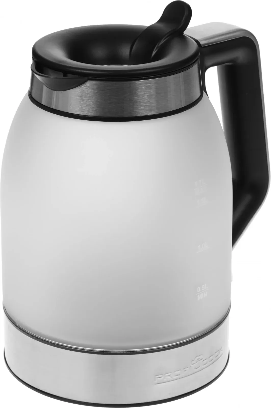 Чайник электрический Profi Cook PC-WKS 1215 G 1.7л. 2200Вт нержавеющая сталь корпус: стекло/металл/пластик - фото 4