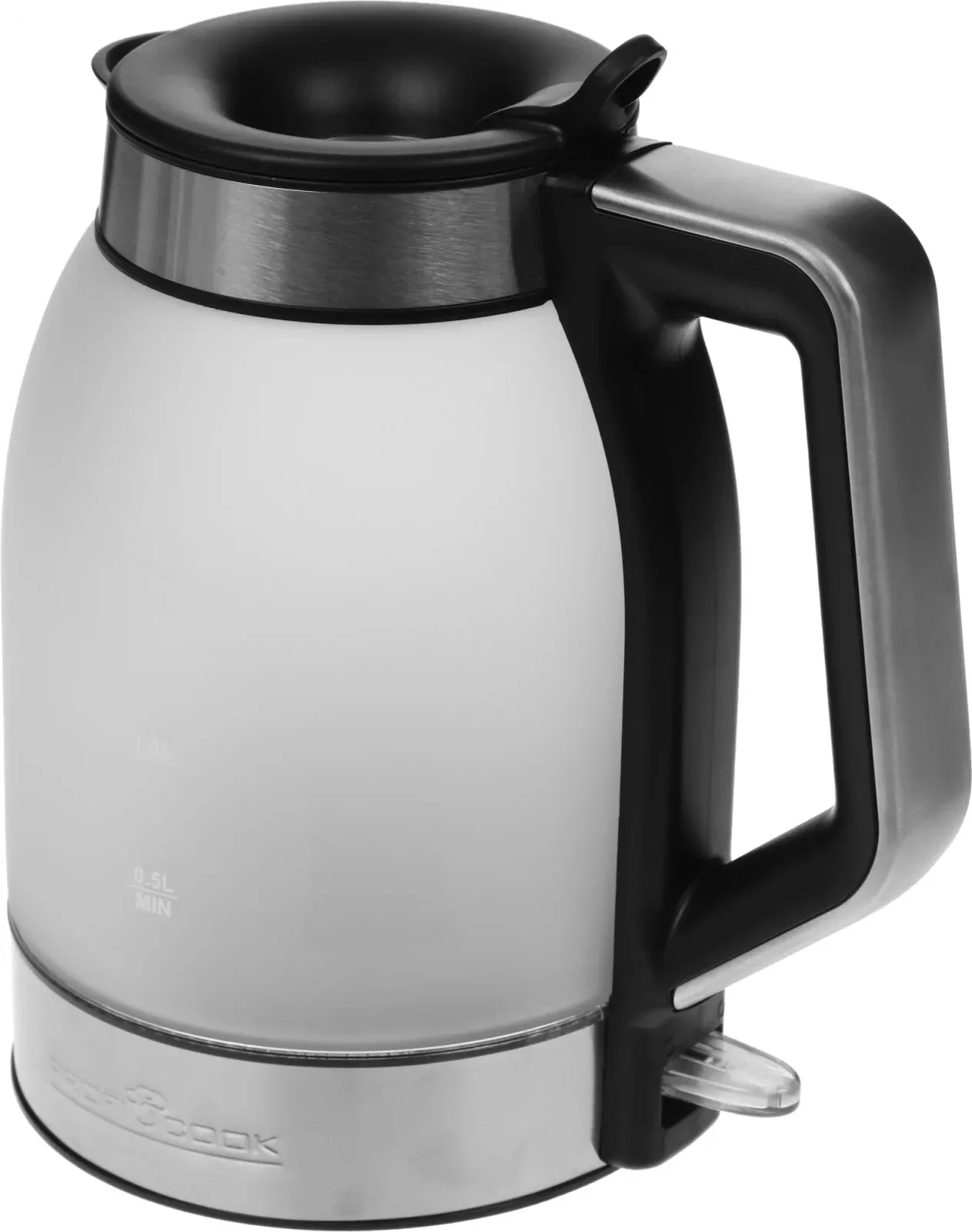 Чайник электрический Profi Cook PC-WKS 1215 G 1.7л. 2200Вт нержавеющая сталь корпус: стекло/металл/пластик - фото 5