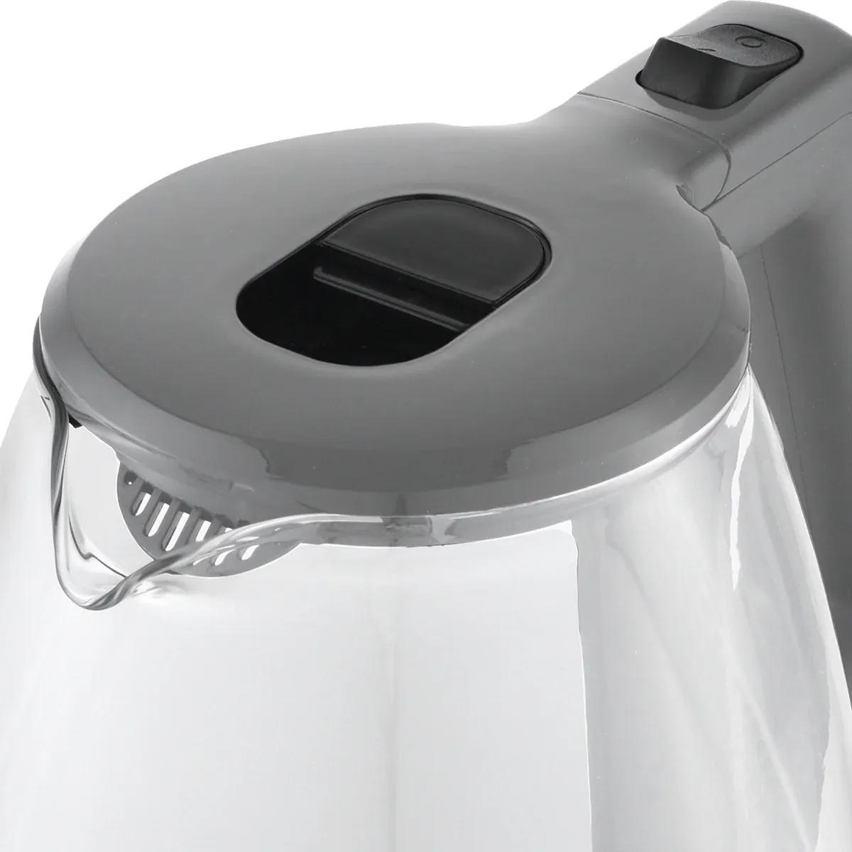 Чайник электрический Centek CT-0014 1.8л. 2200Вт серый/серебристый корпус: стекло/металл/пластик CT-0014 GRAY - фото 2