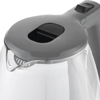 Чайник электрический Centek CT-0014 1.8л. 2200Вт серый/серебристый корпус: стекло/металл/пластик CT-0014 GRAY - фото 4
