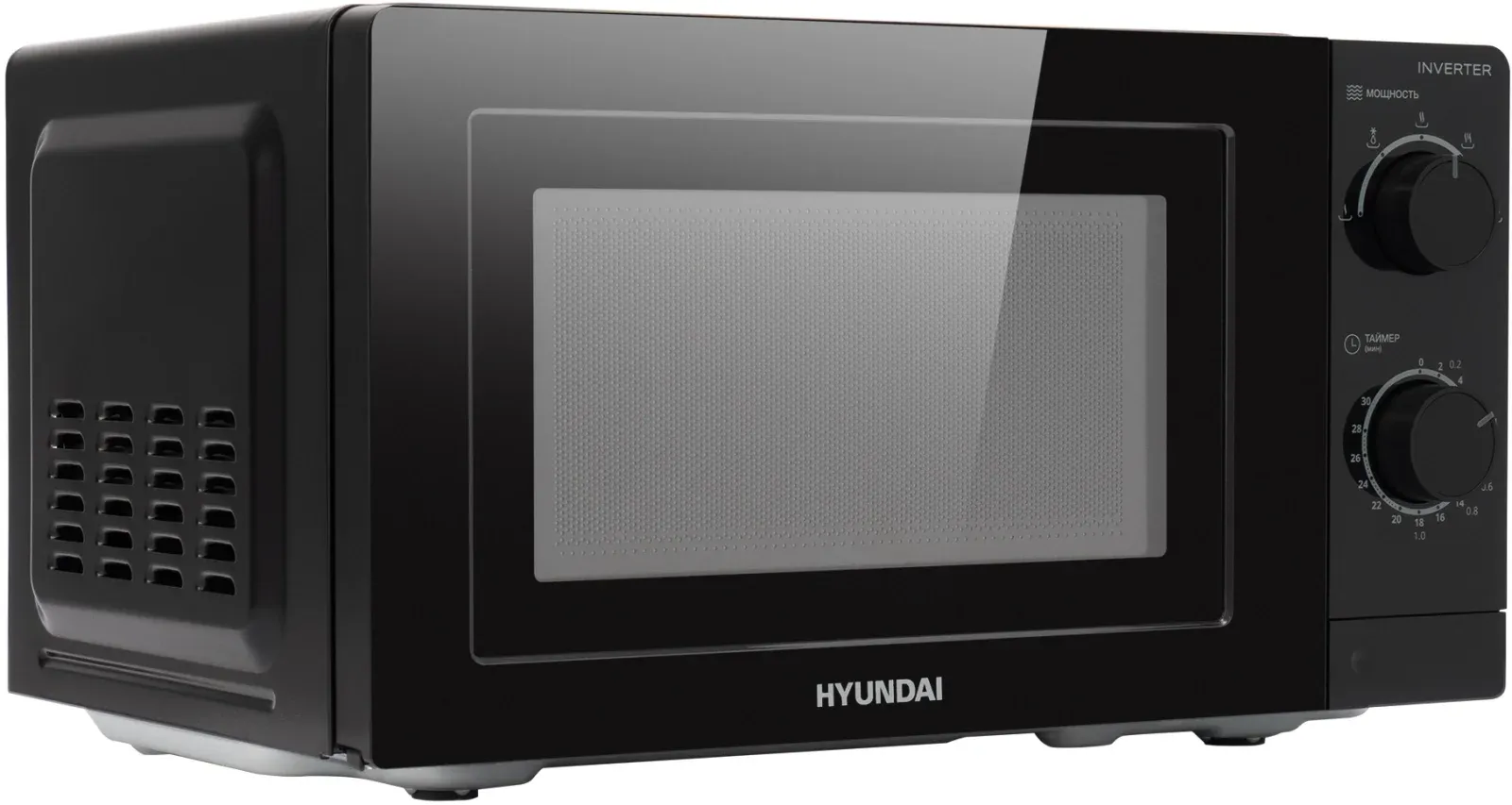 Микроволновая Печь Hyundai HYM-M2093 19л. 700Вт черный, 19 л - фото 2