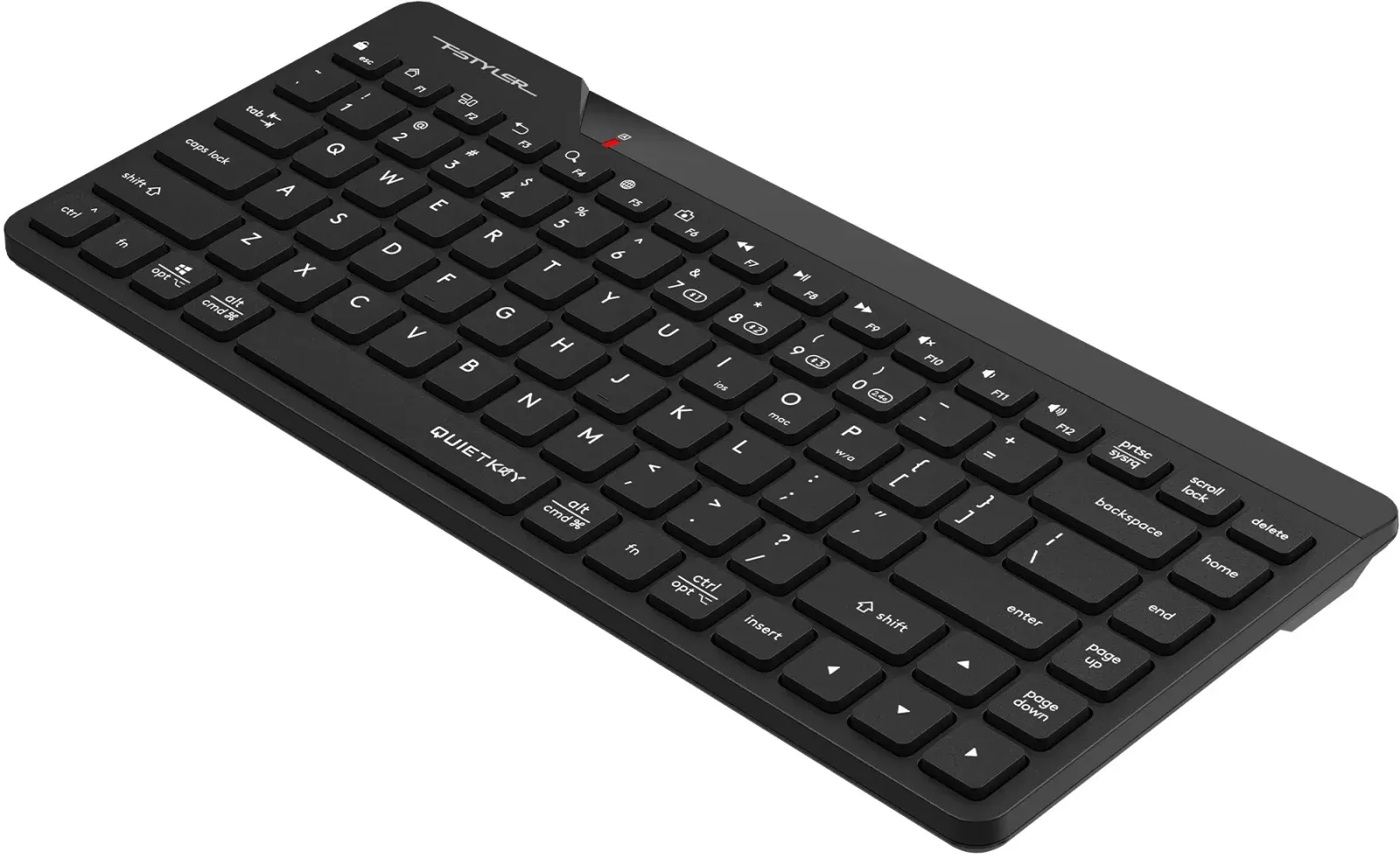 Клавиатура A4Tech FBK22 AS черный USB беспроводная BT/Radio - фото 3