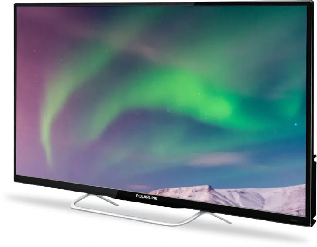 Телевизор LED PolarLine 32 32PL54TC-SM черный/серебристый HD 60Hz DVB-T DVB-T2 DVB-C USB WiFi Smart TV RUS - фото 2