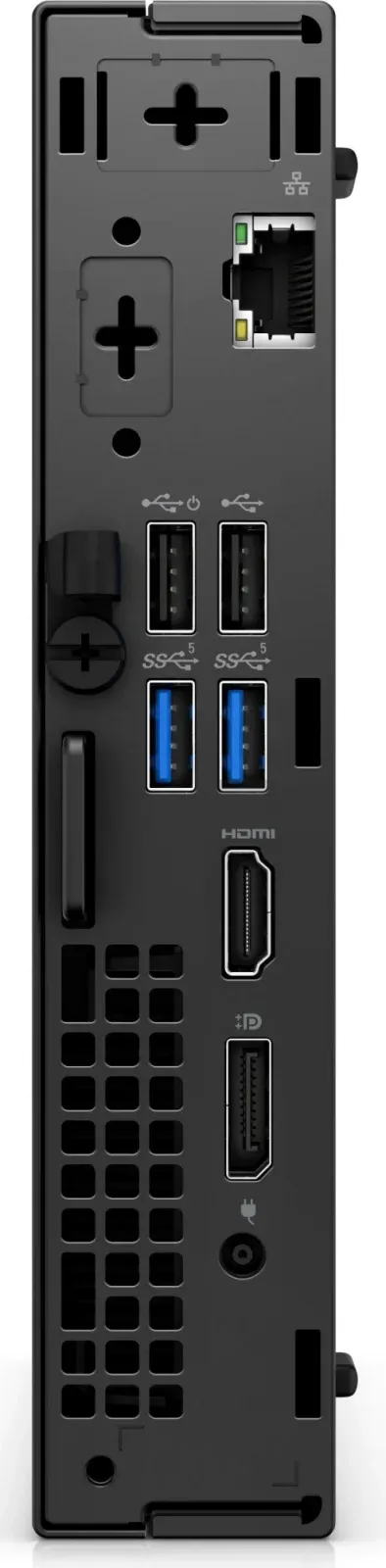 Неттоп Dell Optiplex 7020 Micro i3 14100T 2.7 8Gb SSD256Gb UHDG 730 Windows 11 Pro GbitEth WiFi BT 90W мышь клавиатура черный 7020-3861 - фото 4