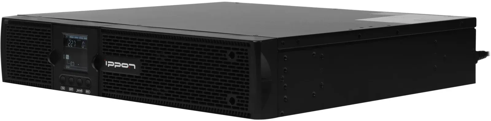 Источник бесперебойного питания Ippon Innova RTB 1000 900Вт 1000ВА черный - фото 2