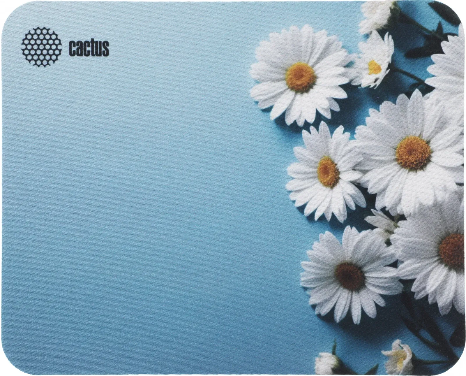 Коврик для мыши Cactus Daisies рисунок 250x200x3мм CS-MP-D07S - фото 2