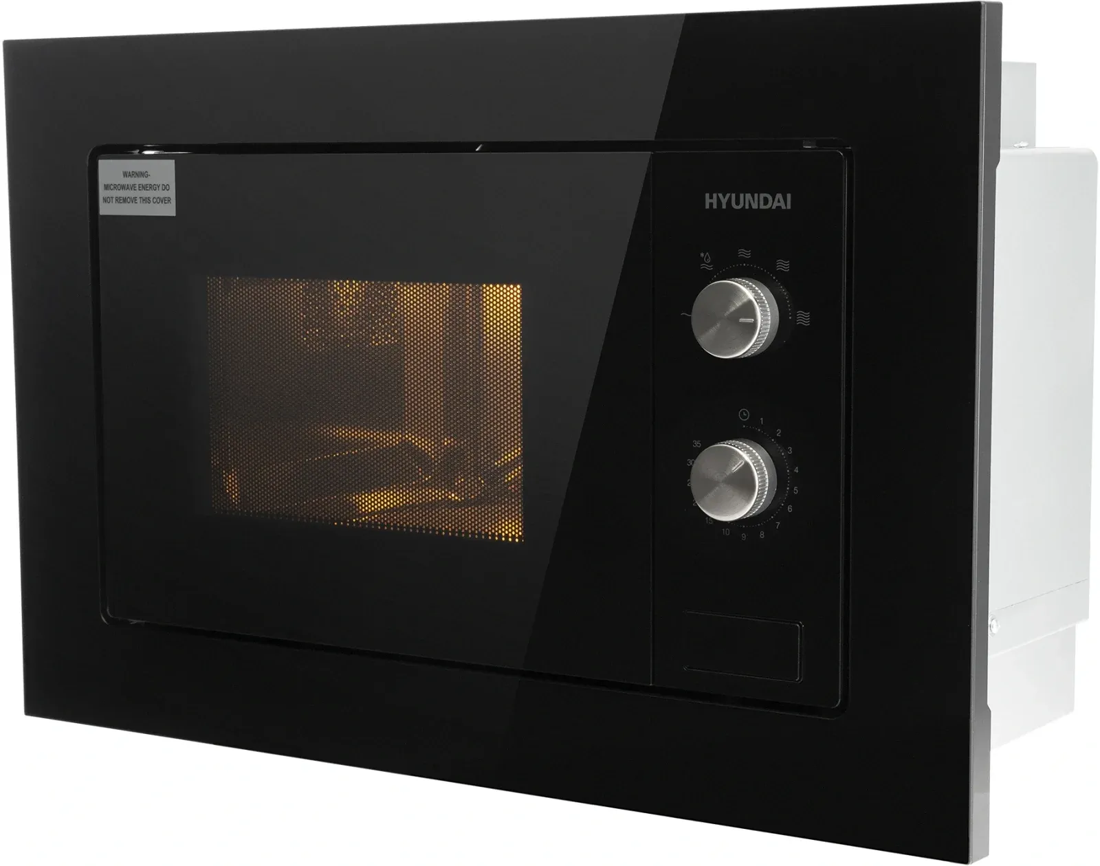 Микроволновая печь Hyundai HBW 2030S BG 20л. 800Вт черный встраиваемая, 20 л - фото 1