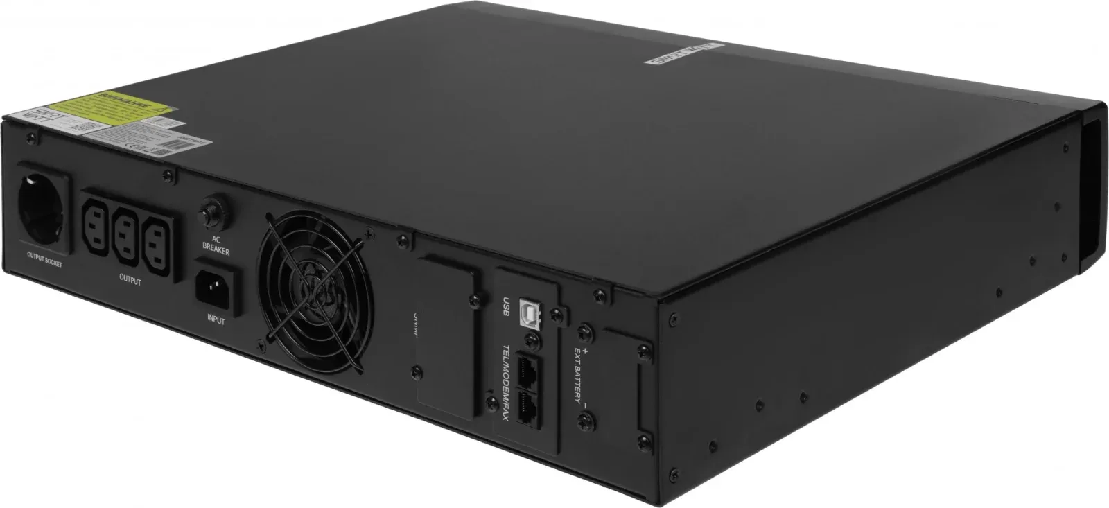 Источник бесперебойного питания Smartwatt Data 800Вт 1000ВА черный - фото 5