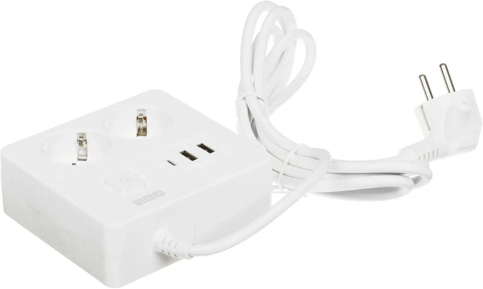 Сетевой удлинитель Powercube PC-1-2M 1.9м 2 розетки белый коробка - фото 7