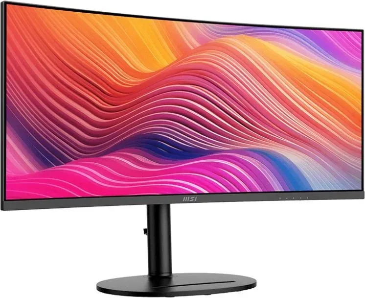 Монитор MSI 34 Modern MD342CQP черный VA LED 21:9 HDMI M/M матовая HAS Piv 3500:1 300cd 178гр/178гр 3440x1440 120Hz DP UW USB 8.05кг - фото 2
