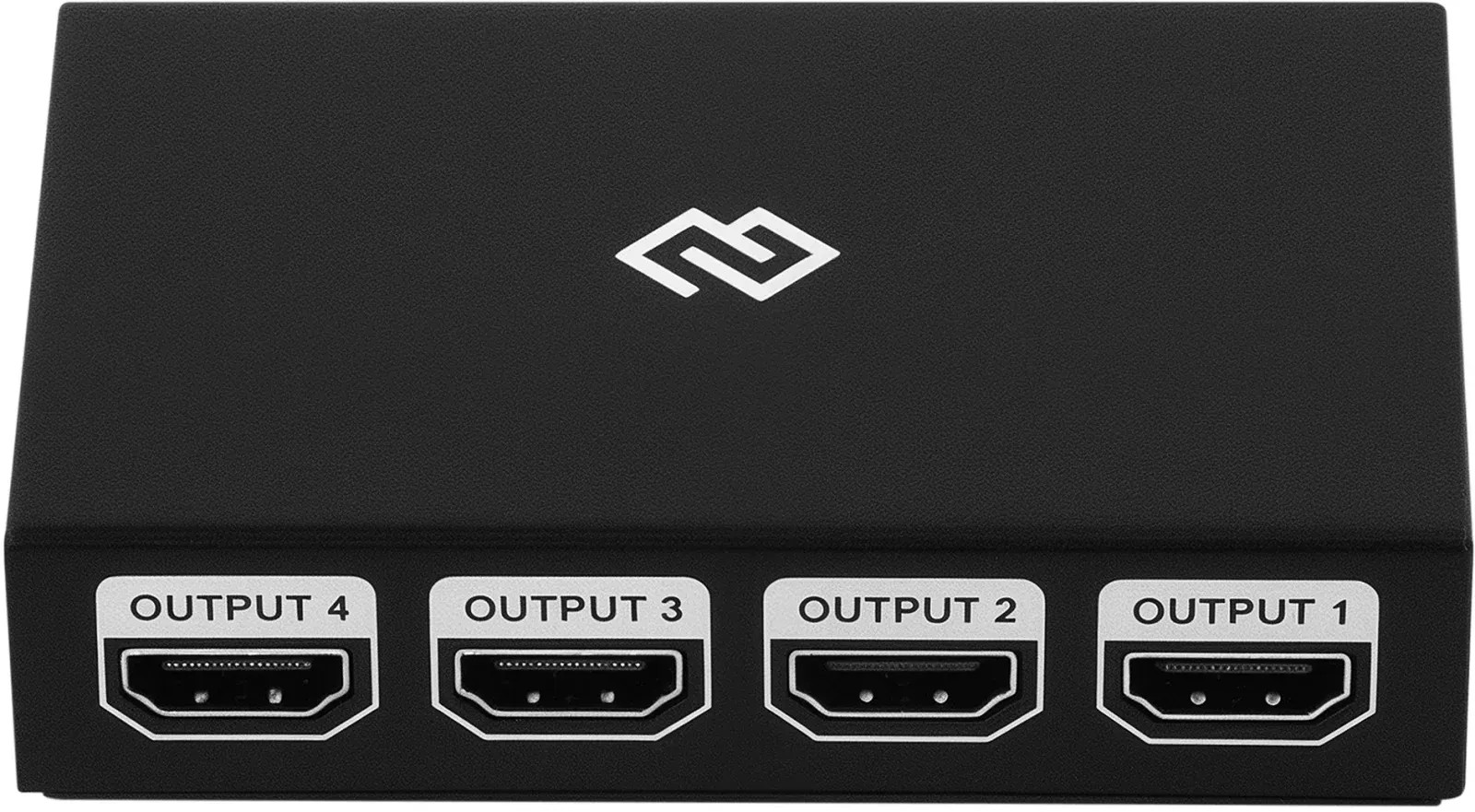 Сплиттер аудио-видео Digma DHSP-v1.4x4 HDMI f/4xHDMI f черный - фото 3