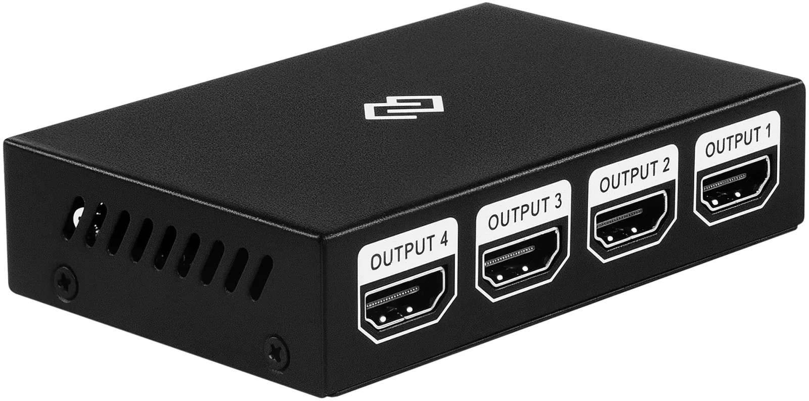 Сплиттер аудио-видео Digma DHSP-v1.4x4 HDMI f/4xHDMI f черный - фото 5
