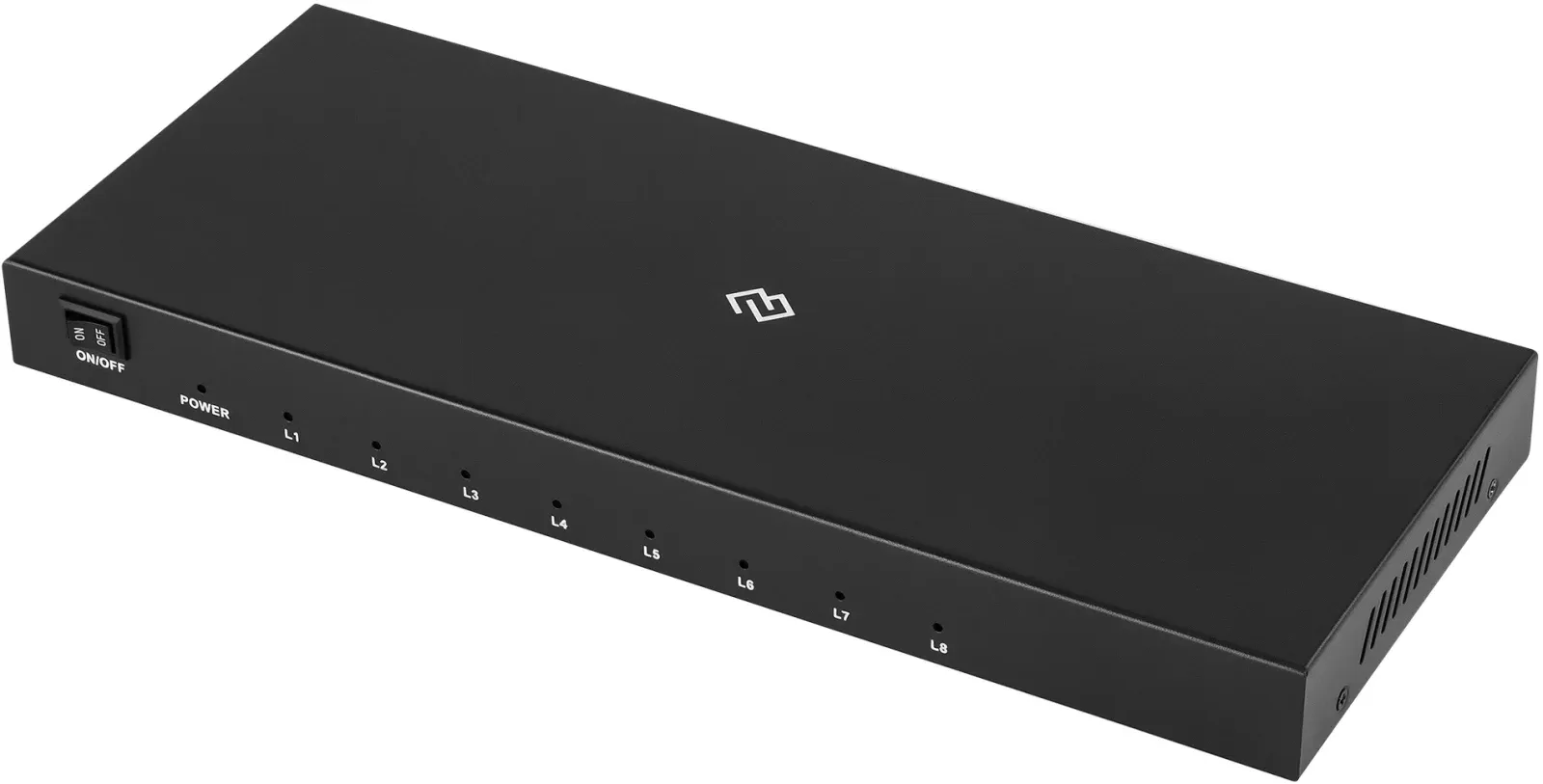 Сплиттер аудио-видео Digma DHSP-v1.4x8 HDMI f/8xHDMI f черный - фото 2