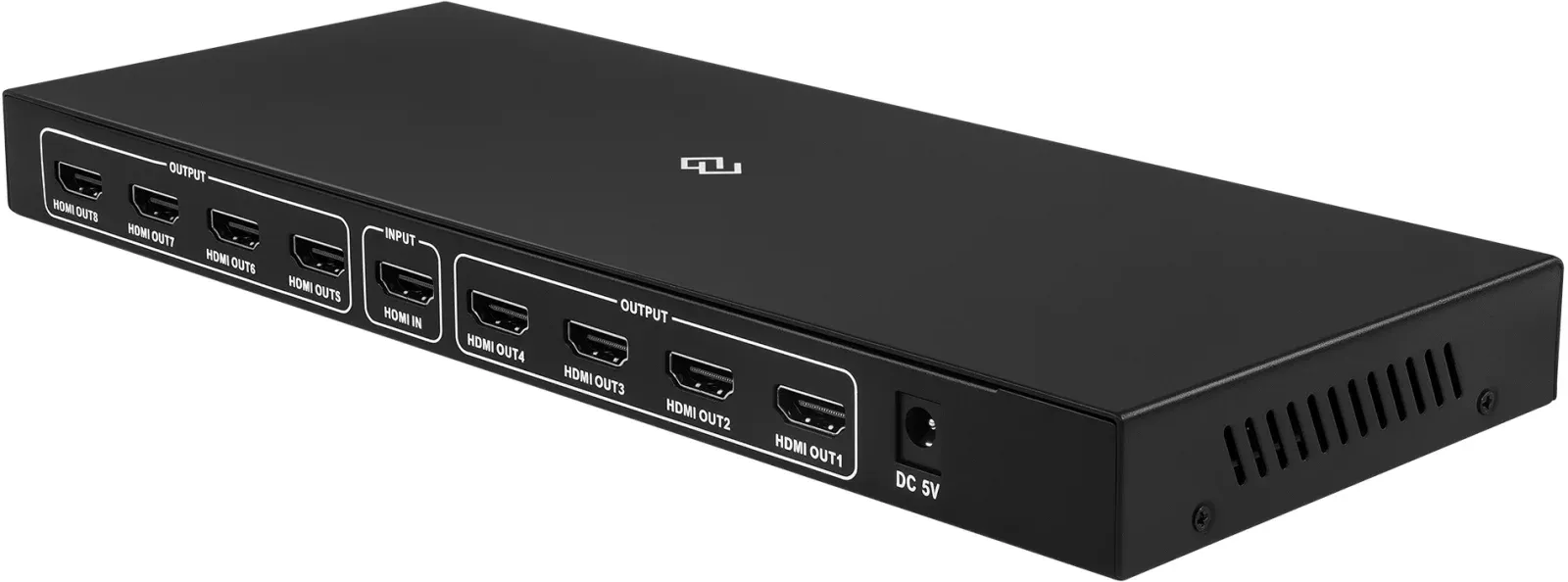 Сплиттер аудио-видео Digma DHSP-v1.4x8 HDMI f/8xHDMI f черный - фото 6